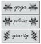 Collection of Banners Business cards with Hand-drawn Ornaments