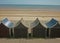 A collection of Beach Huts, Sutton on Sea.