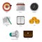 Collection of business icons. Vector illustration decorative design