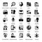 Collection of Business and Management Glyph icons 1