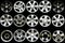 Collection Car Alloy wheel discs