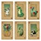 Collection cards Wonderland