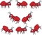 Collection Of Cartoon Vector Ants