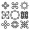 Collection of Celtic Knot Designs in Vector Format