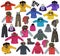 Collection of children\'s winter clothing