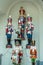Collection of christmas nutcracker toys soldier traditional figurine