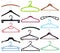 Collection of coat hangers