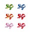 Collection of Colored Double Bows