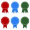 Collection of colorful awards and badge. Colorful rewards