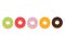 A collection of colorful donut illustrations 2