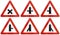 Collection of Croatian road signs