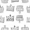 Collection crown various pattern style