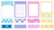 collection of the cute aesthetic checkerboard, checkers planner, paper, notepad, memo, note, checklist, and journal. cute, simple