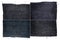 Collection of dark jeans fabric textures