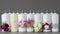 Collection of decorated candles