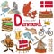 Collection of Denmark icons