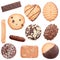 Collection of different cookies