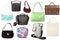 collection of different handbags