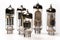 A collection of different vacuum tubes