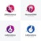 Collection of DNA Labs Logo Design Template