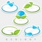 Collection ecology icons. Ecology icons set. Vector