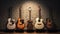 Collection of Exquisite Guitars