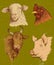 Collection of farm animals