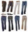 Collection fashion jeans