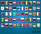 Collection of flags for European countries