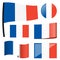 collection flags France