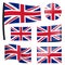 collection flags Great Britain