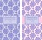 Collection of floral seamless patterns for chocolate packaging