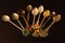 Collection of gift spoons from different countries