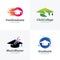 Collection of Graduation Collage Logo Design Template