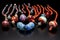 collection of handmade glass bead necklaces