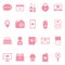 collection of heart icons. Vector illustration decorative design