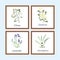 Collection of Herbs . Labels for Essential Oils and Natural Supplements. Lavender, Eucalyptus, Jasmine, Clove