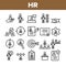 Collection HR Human Resources Icons Set Vector