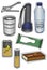 Collection of Hurricane Preparation Items