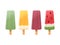 Collection of ice lolly. vector illustration.