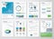 Collection Infographics elements for business brochures