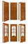 Collection of interior wooden doors