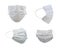 Collection of Medical Face Masks At Different Angles