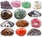 Collection of natural mineral tumbled gemstones