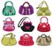 collection og fashion handbag