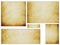 Collection of old vintage paper backgrounds texture s