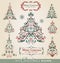 Collection of ornamental Christmas decorations