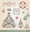 Collection of ornamental Christmas decorations