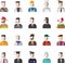 collection of people and occupation. Vector illustration decorative design