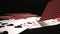 A collection of playing cards falling across the screen on Clean black surface. Casino, Gambling, Chips, Poker